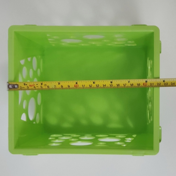 Storex Mini Crates Set of 3 Light Green Never Used - Picture 7 of 8